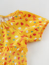 Trendy & Comfy Printed  Dress for Girls
