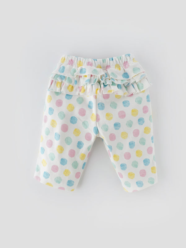 Popees Skin-friendly & Comfy Pants (0-9 Months) for Newborn Girls - Pack of 2