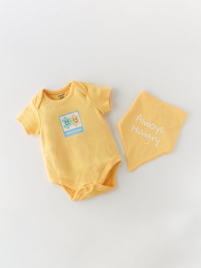 Popees Skin-friendly & Comfy Bodysuit (0-9 Months) for Newborn Boys