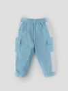 Popees Baby  Girls  Cotton Jogger Pants| Sky Blue| 1-8 Years