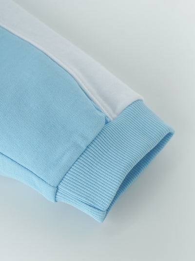 Popees BabyGirlsCotton Jogger Pants| Sky Blue| 1-8 Years