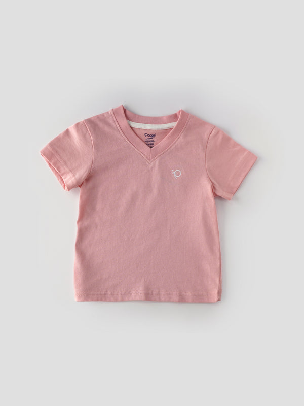 Popees Stylish V-Neck T-Shirt (1–8 Years) for Girls – Comfy & Fashionable
