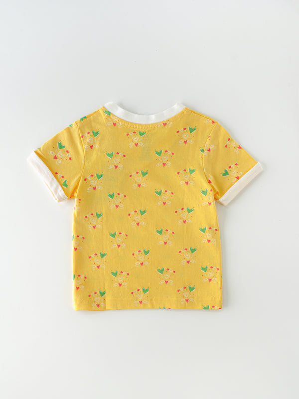 Popees Cute & Comfy V-Neck T-Shirt (1–8 Years) for Girls