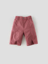 Popees Baby Girls Cotton 3/4 Shorts| Rust Pink| 1-8 Years