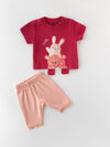 Skin-friendly & Trendy Coordinated Set for Newborn Girls