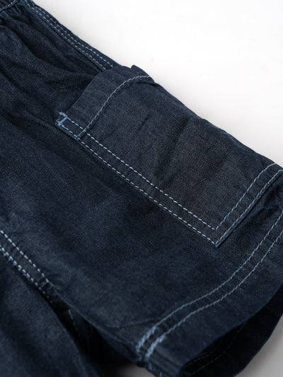 Popees Fashionable Denim Shorts With Pocket (3-36 Months) for Boys