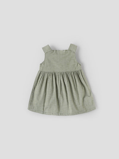 Popees Beautiful & Stylish Floral Embroidered Sleeveless Dress (3-36 Months)for Baby Girls