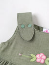 Popees Beautiful & Stylish Floral Embroidered Sleeveless Dress (3-36 Months)for Baby Girls