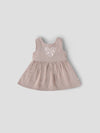 Popees Soft & Stylish Heart Print Sleeveless Dress (3–36 Months)for Baby Girls