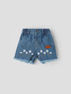 Popees Stylish Floral Embroidered Denim Shorts (3-36 Months) for Girls