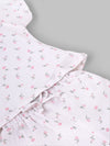 Popees Baby Girls Short Sleeve Cotton Co-Ord Set| White| 3-36 Months