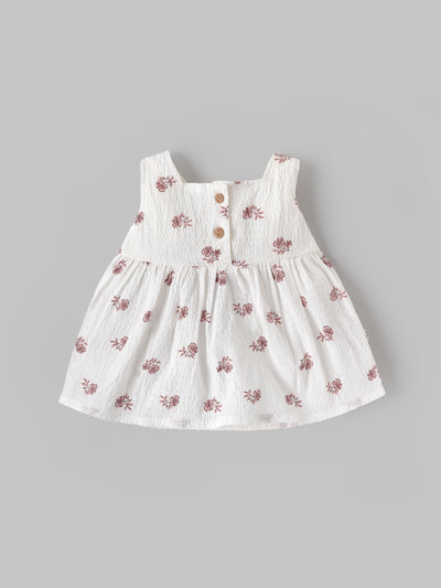 Popees Baby Girls Floral Top & Bloomer Set | Newborn–9 Months