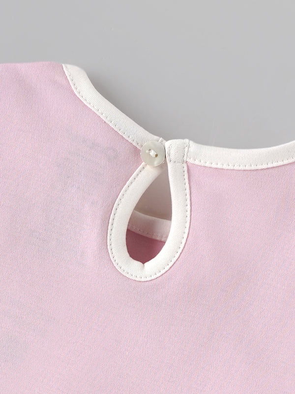 Popees Skin-friendly & Comfy Printed T-shirt(0-9 Months) for Baby Girls