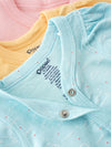 Popees Newborn Jhabla (0–9 Months) Skin-Friendly & Comfortable Tops – Pack of 3