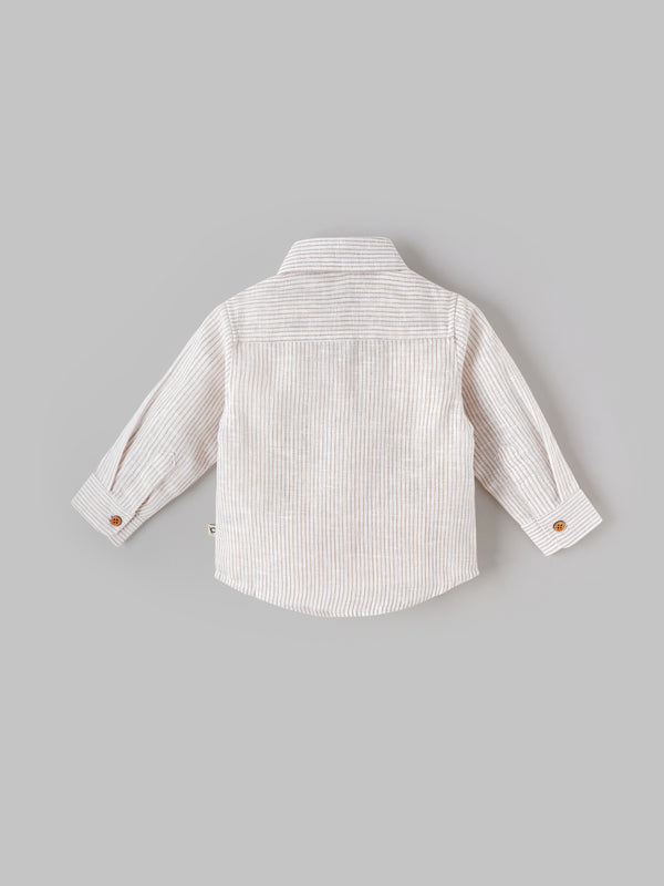 Popees Classic & Trendy Full-Sleeve Shirt (3–36 Months) for Baby Boys