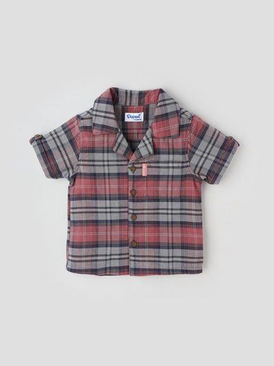 Popees Cute & Comfortable Lightweight Checked Shirt(3–36 Months) for Baby Boys