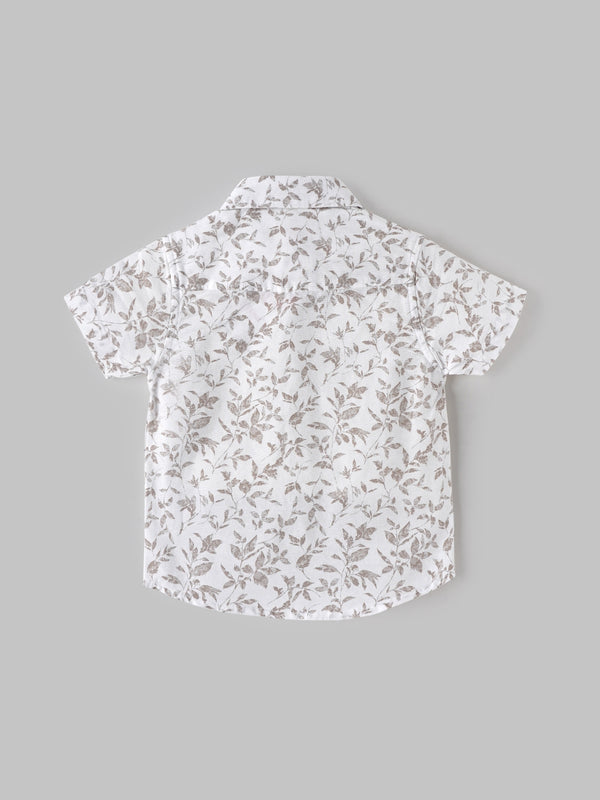 Popees Trendy All-Over Printed Half Sleeve Shirt (3-36 Months) for Boys