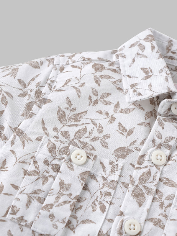 Popees Trendy All-Over Printed Half Sleeve Shirt (3-36 Months) for Boys