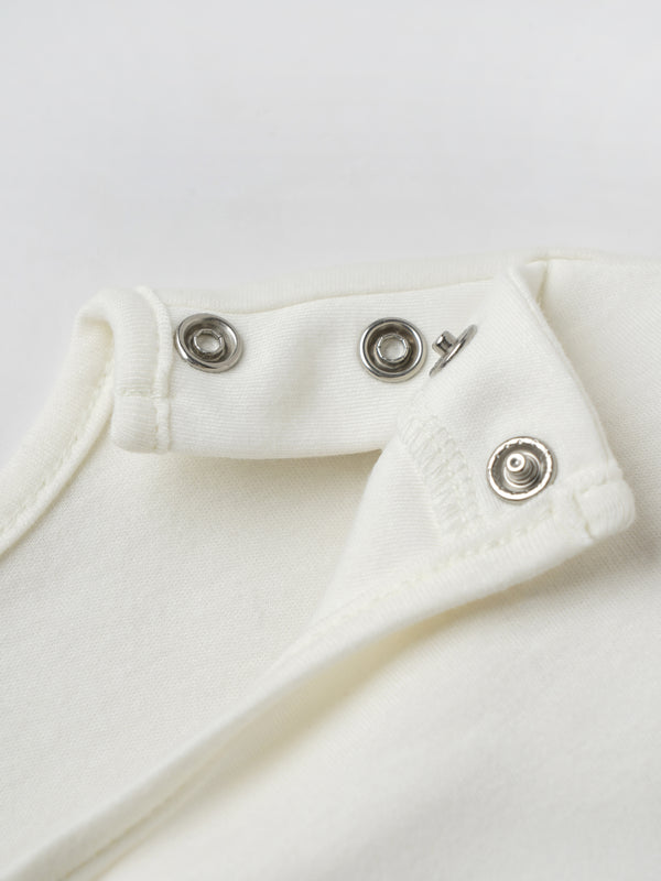 Popees Boys Half-Sleeve Shoulder Open T-Shirt (3-24 Months) Made of Organic Bamboo Cotton Fabric