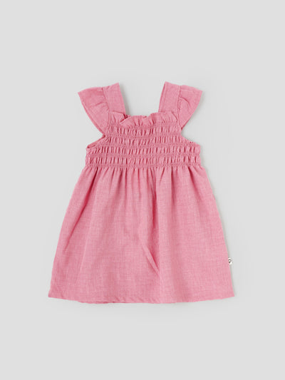 Popees Short Sleeve No Open Dress (3–36 Months) for Baby Girls