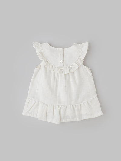 Popees Soft & Stylish Sweet Ruffled Party Dress (3–36 Months) for Baby Girls