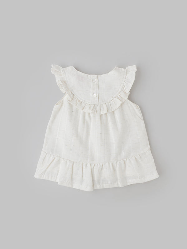 Popees Soft & Stylish Sweet Ruffled Party Dress (3–36 Months) for Baby Girls