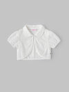 Popees Elegant White Eyelet Embroidered Jacket (3-36 Months) for Baby Girls