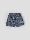 Popees Baby Girls Denim Cotton Shorts| Navy Blue| 3-36 Months