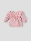 Popees Full Sleeve Ruffle Neck (3–36 Months) Soft & Stylish Top for Baby Girls