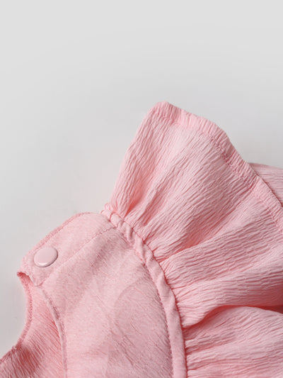 Popees Full Sleeve Ruffle Neck (3–36 Months) Soft & Stylish Top for Baby Girls