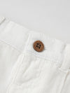 Popees Soft & Stylish Ribbed Corduroy Cargo Pants with Elastic Waist (3-24 Months)for Baby Girls