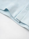 Popees Boys Short Sleeve Front Open Jhabla Top (0-6 Months) Made of Organic Bamboo Cotton Fabric