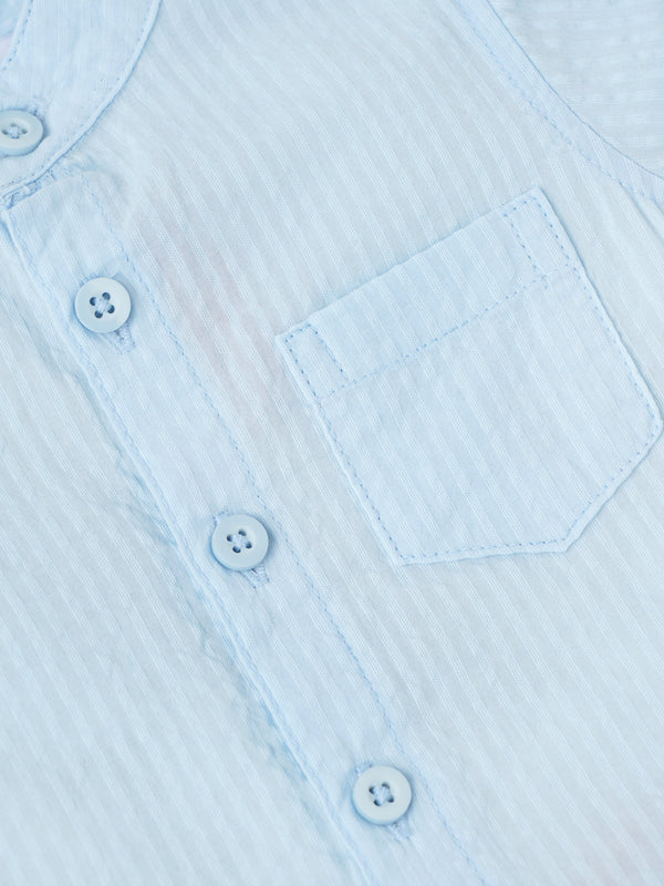 Popees Soft & Comfy Half Sleeve Classic Shirt (0–9 Months) for Baby Boys