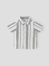 Popees Fashionable Striped Shirt Comfortable Fit (0–9 Months) for Baby Boys