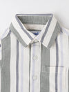 Popees Fashionable Striped Shirt Comfortable Fit (0–9 Months) for Baby Boys