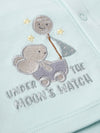Popees Boys Half-Sleeve Front Open Co-ord Set (0-9 Months) Made of Organic Bamboo Cotton Fabric