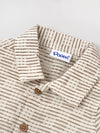 Popees Baby Boys Shirt and Shorts Set| Beige| Newborn - 9 Months