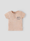 Popees Half Sleeve Bicycle Print Henley T-shirt (0–9 Months) for Boys