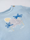 Popees Skin-friendly & Comfy Chest Printed T-shirt (0-9 Months) for Newborn Boys