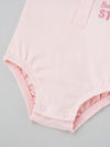 Popees Sleeve Less Front Open Bodysuit (0-6 Months) Made Of Organic Bamboo Cotton Fabric