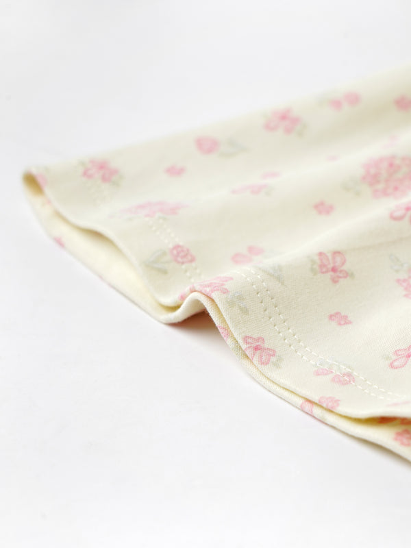Popees Front Open (1-9 Months) Cute and Comfortable Top for New Born Girls