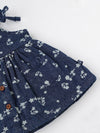 Popees Baby Girls Denim Dress| Blue| Newborn To 9 Months