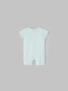 Popees Girls Short-Sleeve Front Open Romper (0-6 Months) Made of Organic Bamboo Cotton Fabric