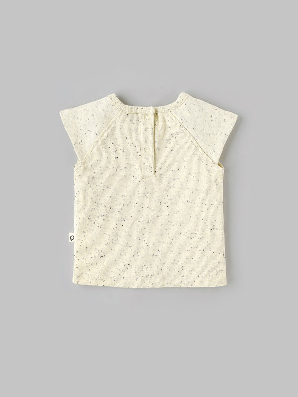 Popees Cap Sleeve Back Open Top (0-9 Months) for Baby Girls