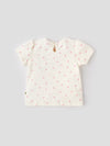 Popees Short Sleeve Heart Print Top (0-9 Months) for Baby Girls