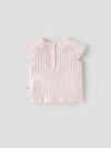 Popees Striped Short Sleeve (0–9 Months) Cute Bird Printed Top for Baby Girls