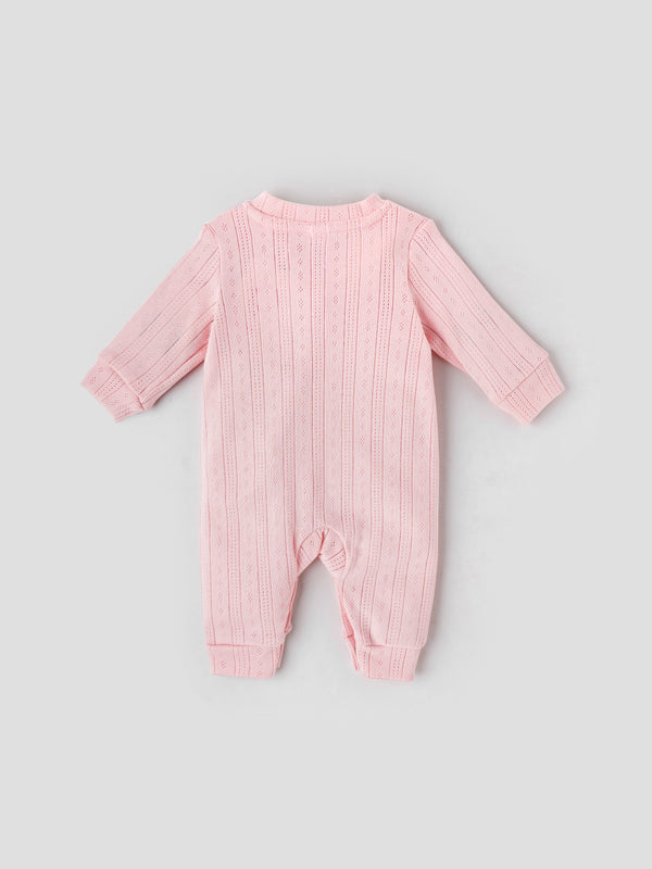 Popees Full Sleeved Cotton Romper for Newborns (0–3 Months) – Comfy & Cute Baby Wear