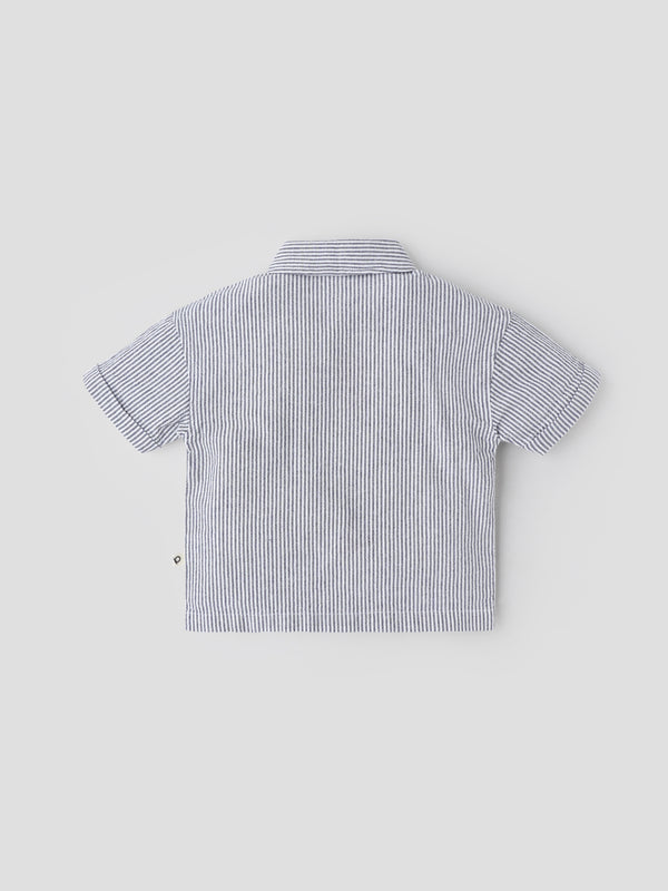 Popees Stylish Stripes Casual Shirt (9 M – 4 Years) for Boys