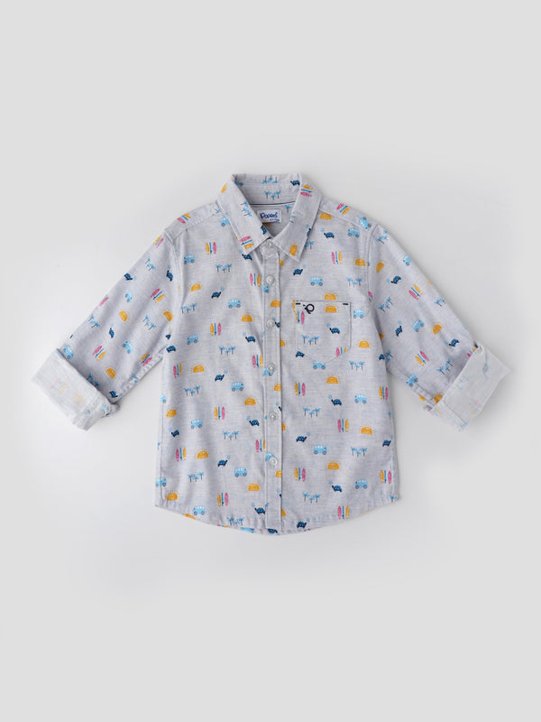 Trendy Printed Shirt for Boys