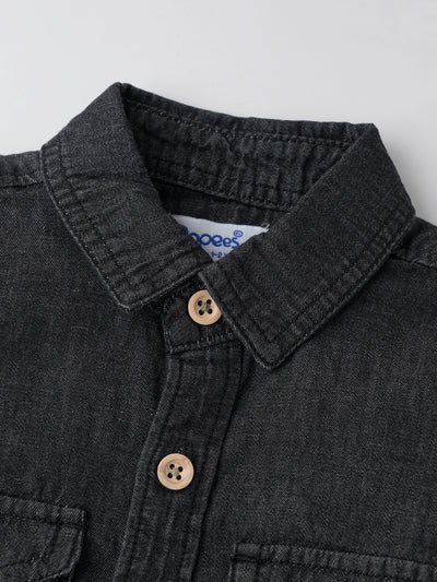 Popees Elegant Denim Casual Shirt Modern Look & Comfortable Fit (1-4 Years) for Baby Boys
